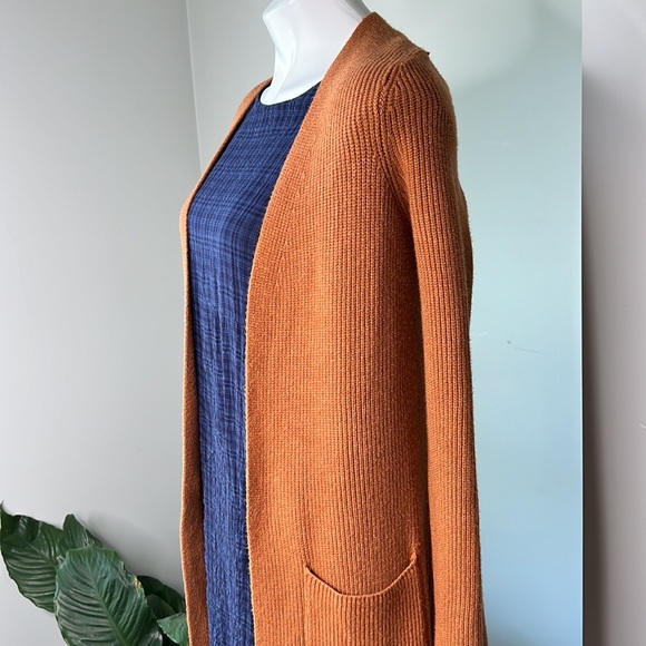 Cyrus Long Cardigan Sweater Pockets size small - Picture 4 of 5